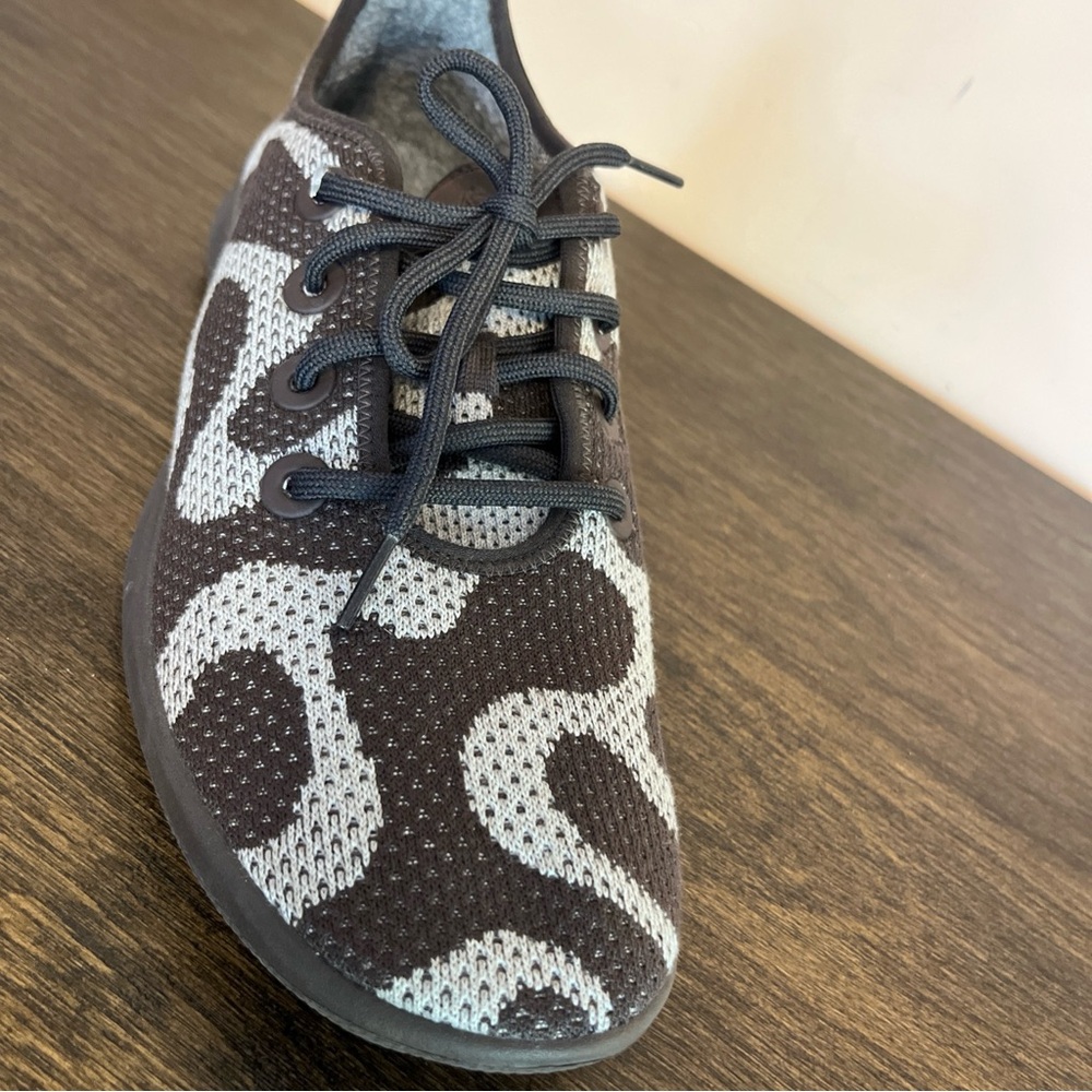 Allbirds Tree Runners Men’s 10 Brown Gray Camo Knit Sneakers - Picture 8 of 10